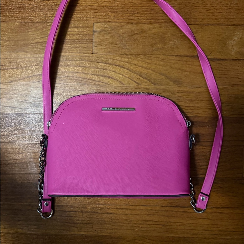 Steve Madden Pink Crossbody Bag with Chain Strap